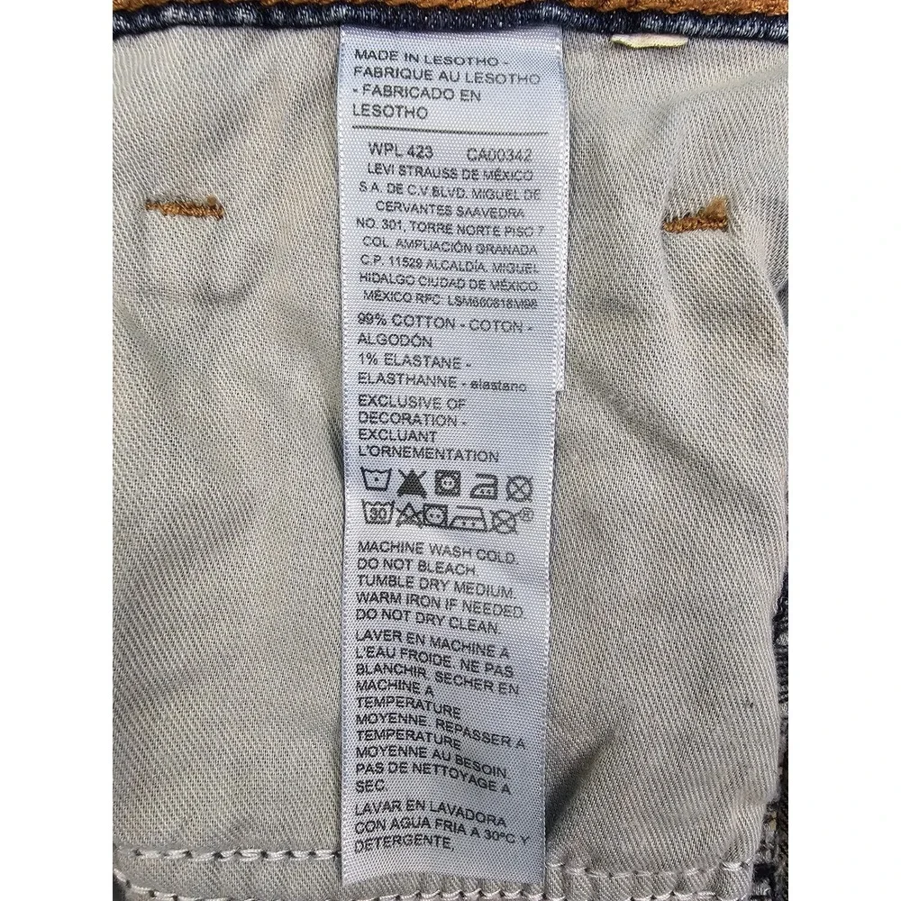 Levi's Strauss Signature Regular Fit Classic Straight Leg Men 32 x 32 Blue Jeans